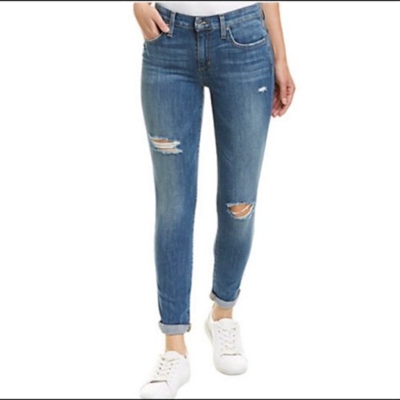Joe’s Jeans Daria High Rise Crop Ankle‎ Jeans Distressed Womens Size 27 B… - Picture 1 of 10